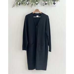 CAbi 4472 Drop Off Cardigan Black Large JR